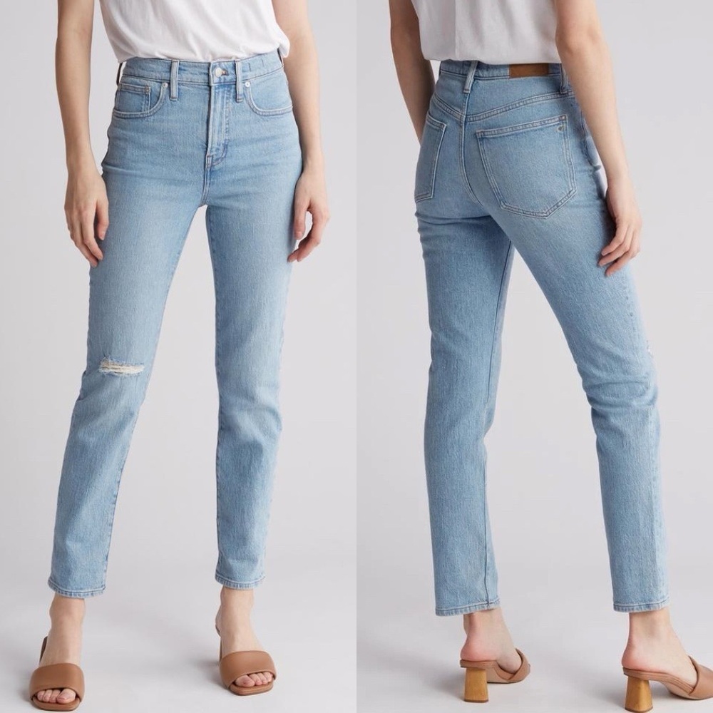 MADEWELL The Perfect Vintage Cotton High Rise Jeans